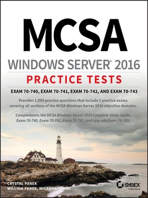 cover image of MCSA Windows Server 2016 Practice Tests